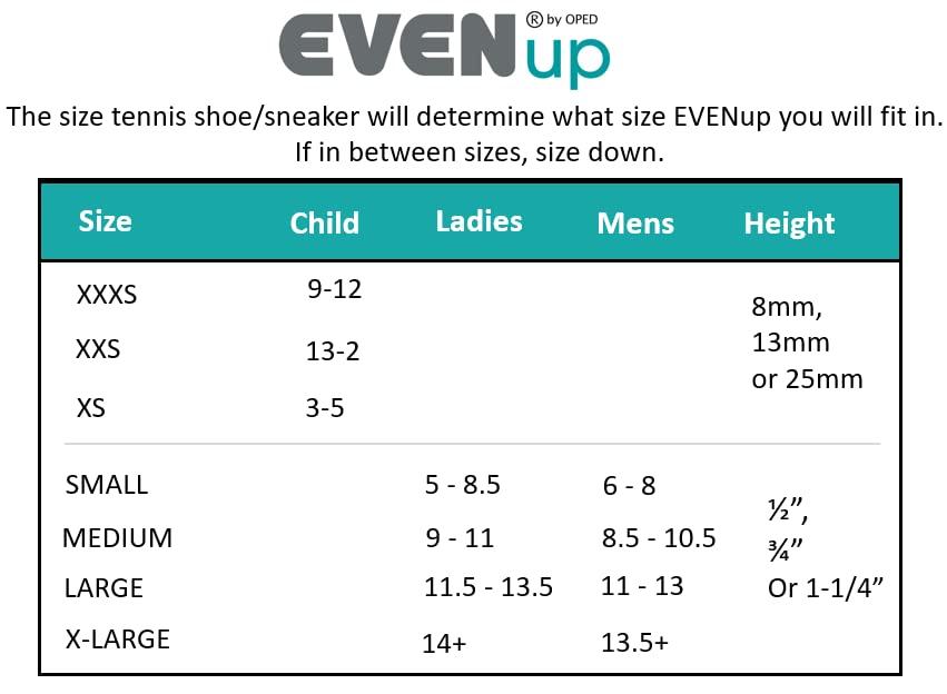 Evenup Shoe Leveler, Medium