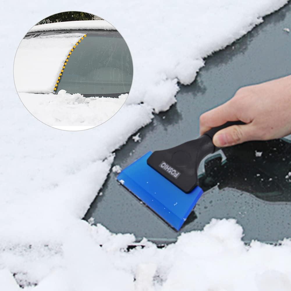 Car Glass Window Squeegee Windshield Squeegee Rubber Water Blade Ice  Scraper for Vinyl Wrapping, Window Tinting, Windshield Washing, Bathroom  Glass Door Cleaning 