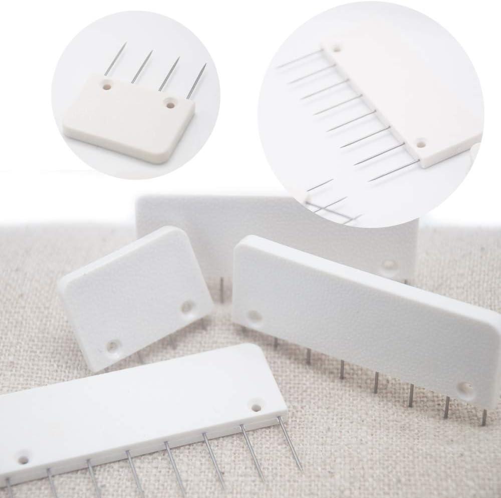 Knit Blocking Pins Kit Set of 25 Knit Blocking Combs for Blocking Knitting, Crochet, Lace or Needlework Projects with 100 T-Pins