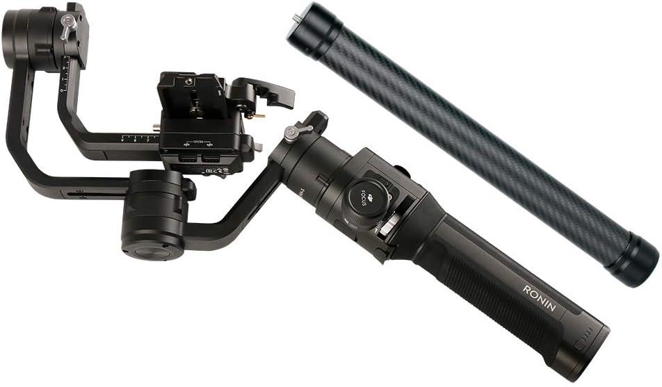 DH10 Upgrade Gimbal Extension Pole Carbon Fiber Bar Lightweight but Strong  1/4 Universal Rod Compatible with DJI Ronin S, Ronin SC, OSMO Mobile 3, OM  4, ZHIYUN Crane 2 V2 Stabilizer DSLR Camera