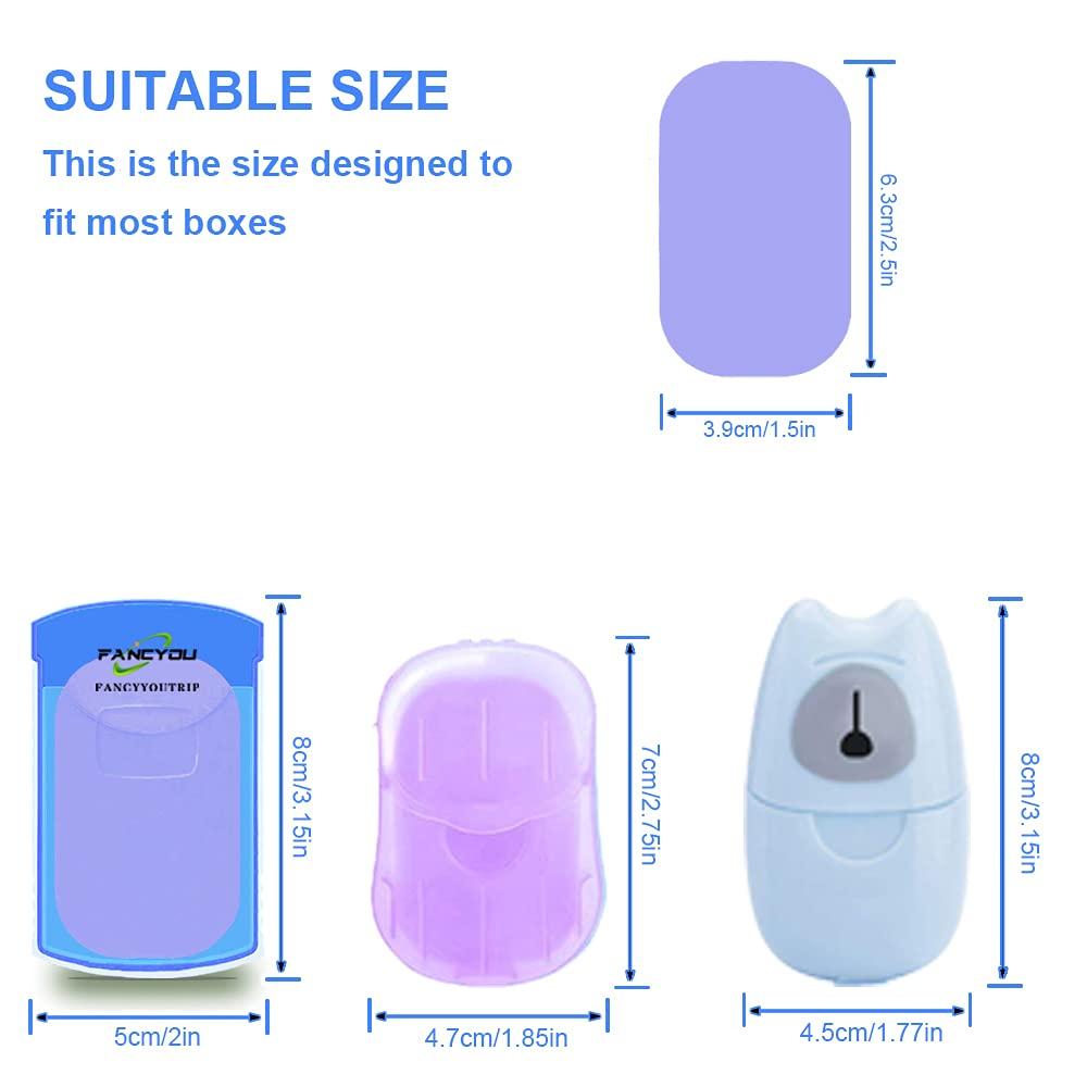 100pcs Disposable Portable Soap Flakes