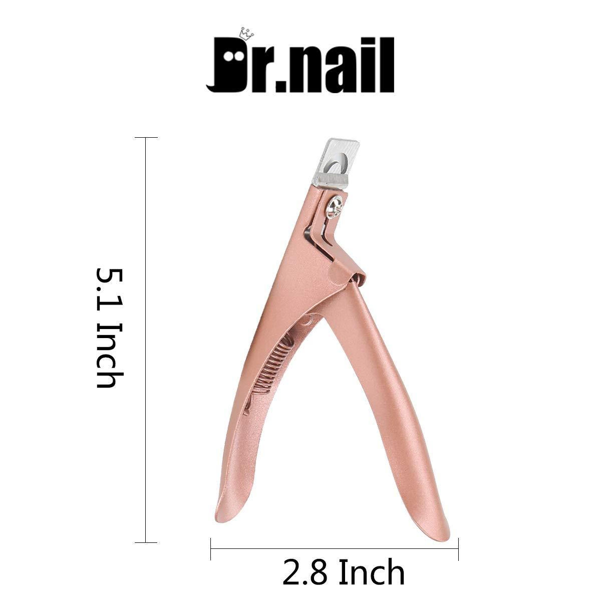 Dr.nail Acrylic Nail Clipper,False Nail Clippers Professional Nail Clippers  for Acrylic Nails False Nails