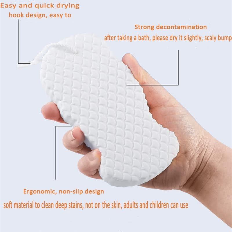 1 Pcs Super Soft Exfoliating Bath Sponge,Magic Bath Sponge Dead Skin Remover ,Dead Skin Remover for Body 