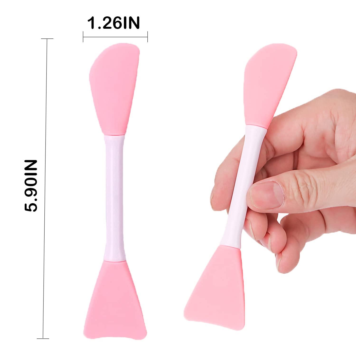 Silicone Face Mask & Cream Applicator Brush Tool, Face Spatula With Spoon  Scoop Dual Sided, Facial Brush For Home Spa Treatments, Sleeping - Temu