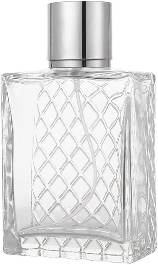 Enslz 100PCS Perfume Samples Mini Bottles with Black Lid Empty