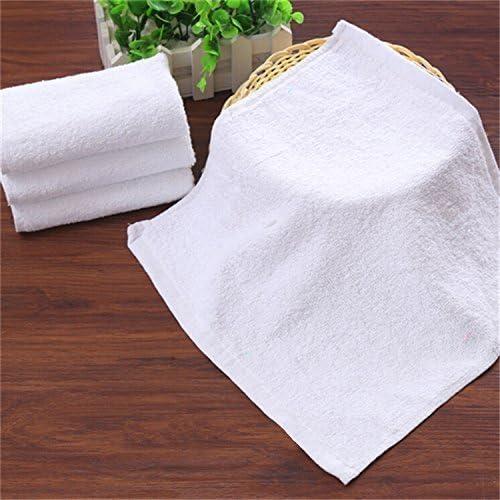 LoomFlair 100% Cotton White Towel Set Wash Cloth (24 Pack 13 x 13