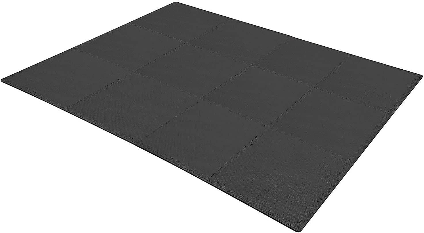 Balancefrom Fitness 24 Square Foot Interlocking Extra Thick 1/2