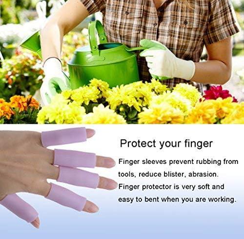 povihome 10 Pack Finger Sleeve Protector Silicone Thumb Protector
