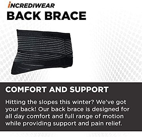 Incrediwear Back Brace for Mid to Lower Back Pain