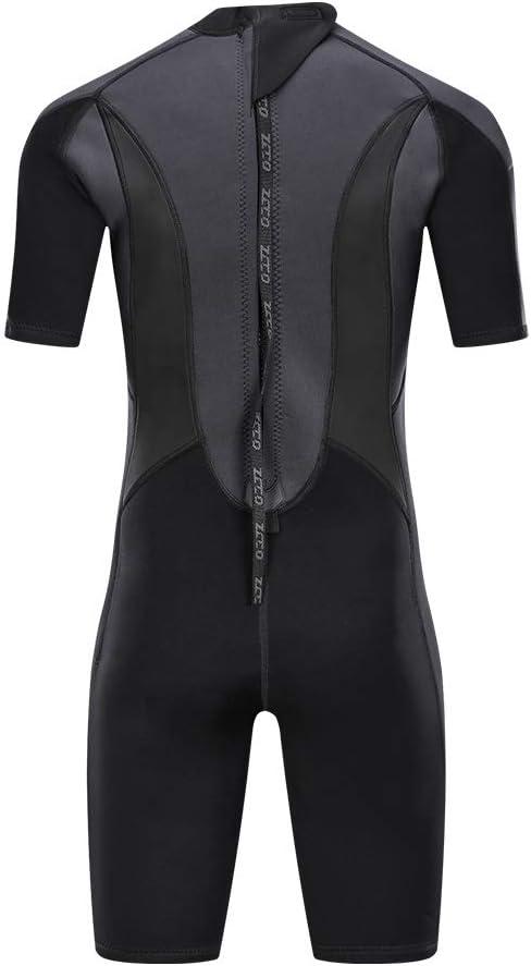 ZCCO Men's Wetsuits 1.5/3mm Premium Neoprene Back Zip Shorty Dive Skin for  Spearfishing,Snorkeling, Surfing
