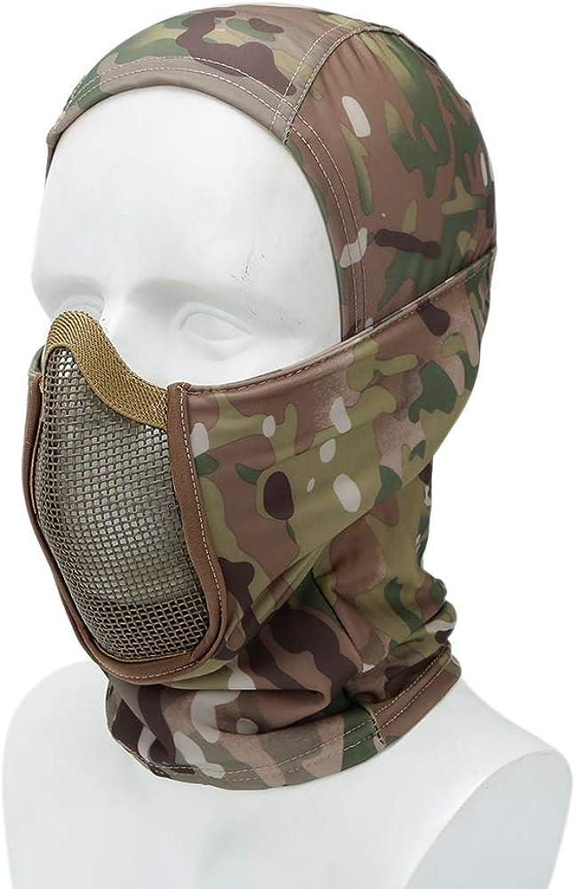 Tactical Gear Breathable Balaclava Mesh Mask Ninja Style Full Face