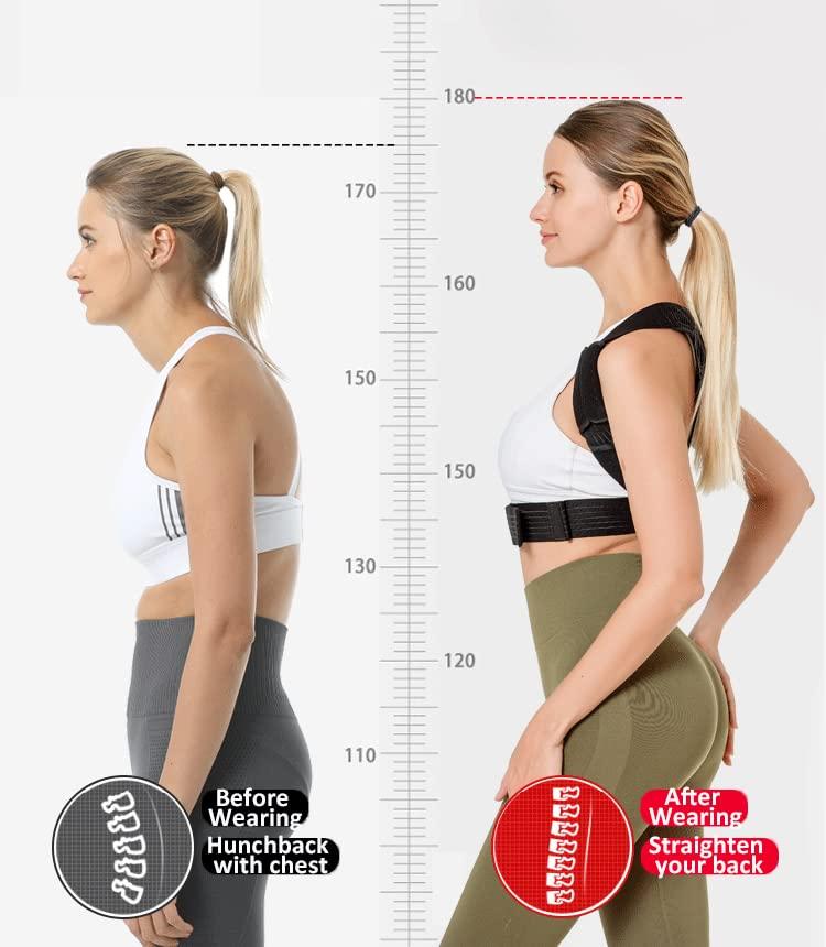 Posture Corrector for Women Adjustable Upper Back Brace for Kids Posture  Corrector Breathable Back Straightener Posture Trainer Providing Pain  Relief from Neck Shoulder Hunching (L/XL 36 -42 ) Large(36''-42'')