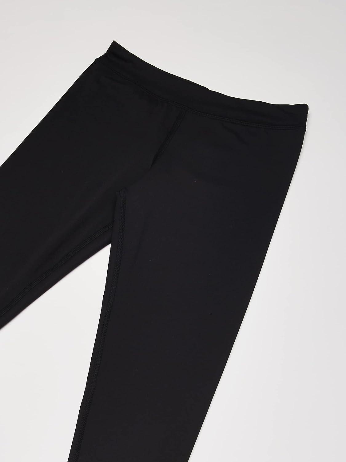 Duofold Kids' Big Girls' Flex Weight Thermal Pant Large Black