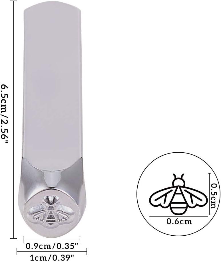 BENECREAT 6mm 1/4 Paws Metal Design Stamping Tool - Galvanised Hard Carbon  Steel Embossing Tools for Metal Jewelry Leather Wood : : Arts &  Crafts