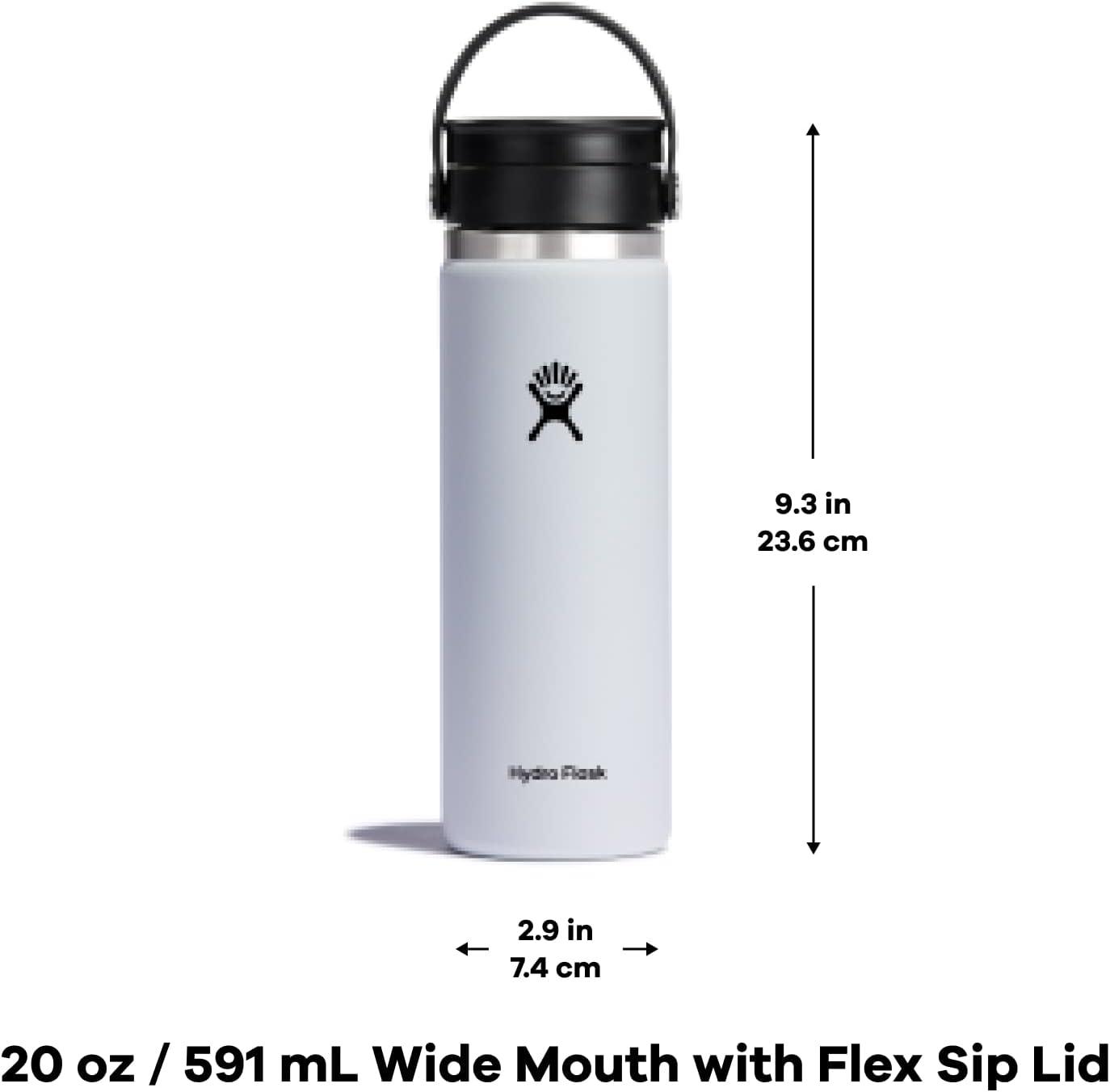 Hydro Flask Wide Mouth Bottle with Flex Sip Lid 20 Oz Goji