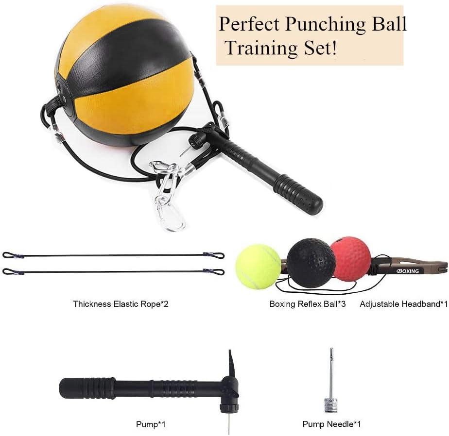 Perfect Life Ideas React Reflex Ball - Boxing Gifts for Men and Women -  Boxing Reflex Ball Headband Set with Elastic Headband Punching Ball to Work