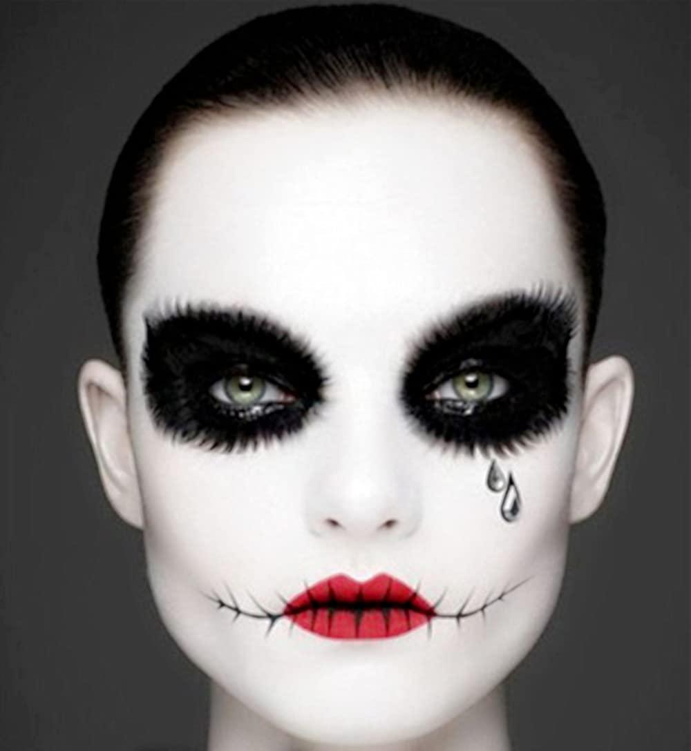 White Face Paint for Cosplay, Clowns, and Halloween