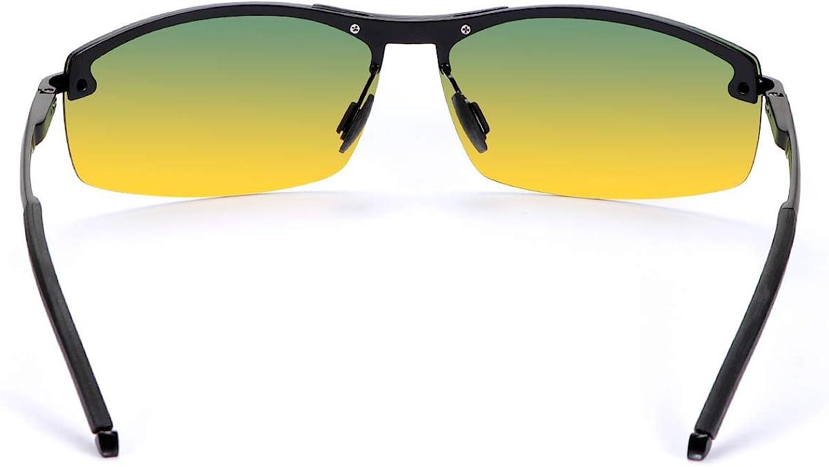 YIMI Polarized Photochromic Outdoor Sports Driving Sunglasses for Men Women  AntiGlare Eyewear Ultra-Light Sun Glasses A557-gradual Change