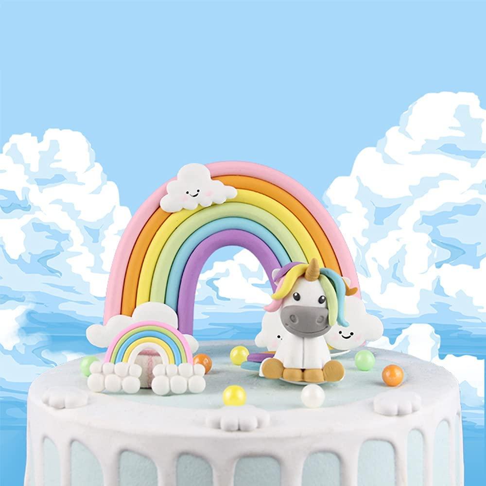 Rainbow Cloud Cake Topper – Hello Kit Co.