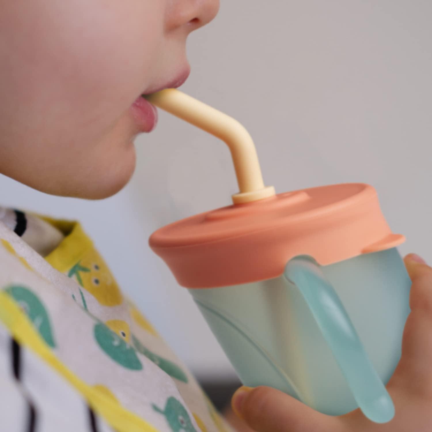 Cup - Training Sippy Cups For Toddlers & Babies - Unique Slanted Design Two  Handles Baby Beaker - Great Weaning Cup For Milk, Water & Juice - Use From