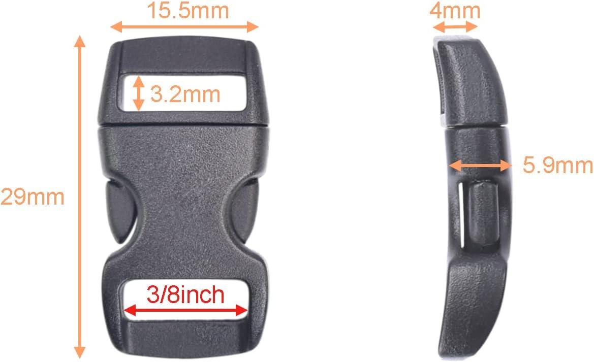 3/810mm Metal Paracord Buckle Side Release Buckle Small Dog Collar Clips  Paracord Shackles Accessories From Kaniso, $6.03
