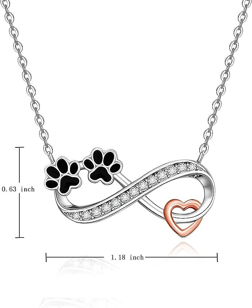 Shop for a 14k Gold Paw Print Heart Pendant for the Pet lover in your life  - J.H. Breakell and Co.