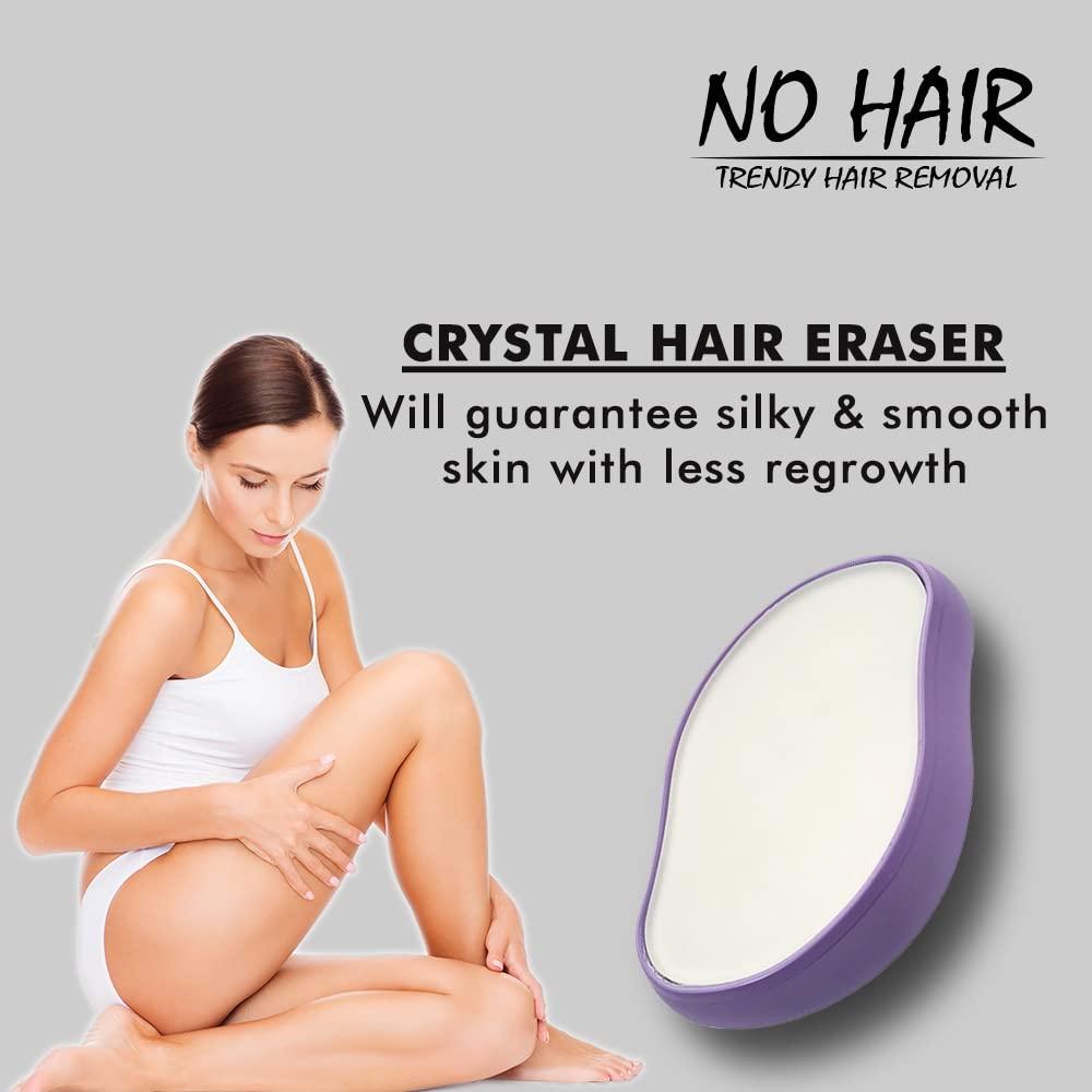 NO HAIR Crystal Hair Eraser for Men and Women, Reusable Crystal
