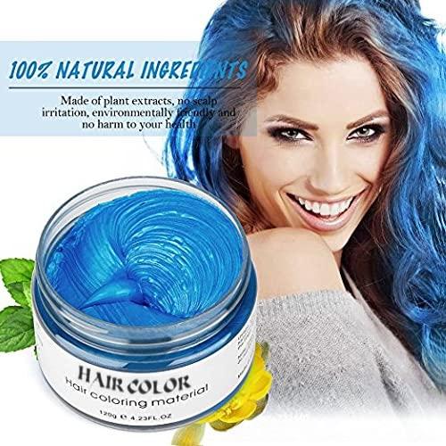 Green Hair Wax Color, SOVONCARE Temporary Hair Dye Wax Natural  Instant Hairstyle Cream for Women & Men Party, Cosplay, Halloween 4.23 oz ( Green) : Beauty & Personal Care