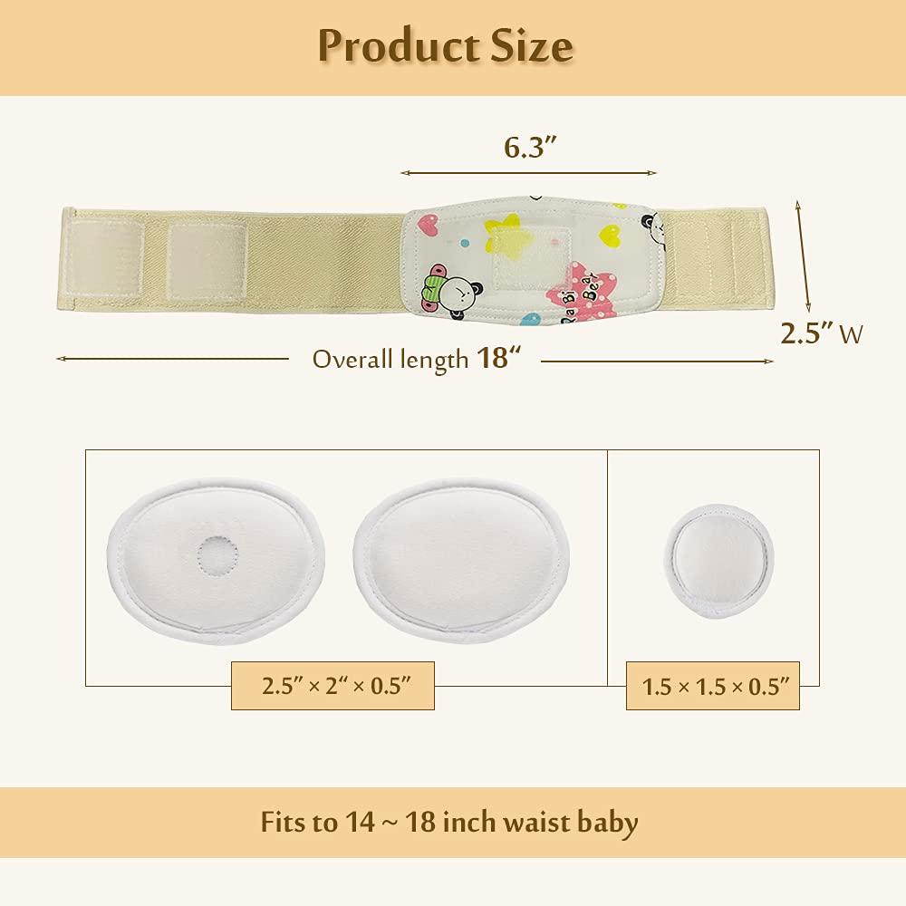 2x Umbilical Hernia Truss Baby Belly Band Infant Kids Navel Belt Newborn  Button
