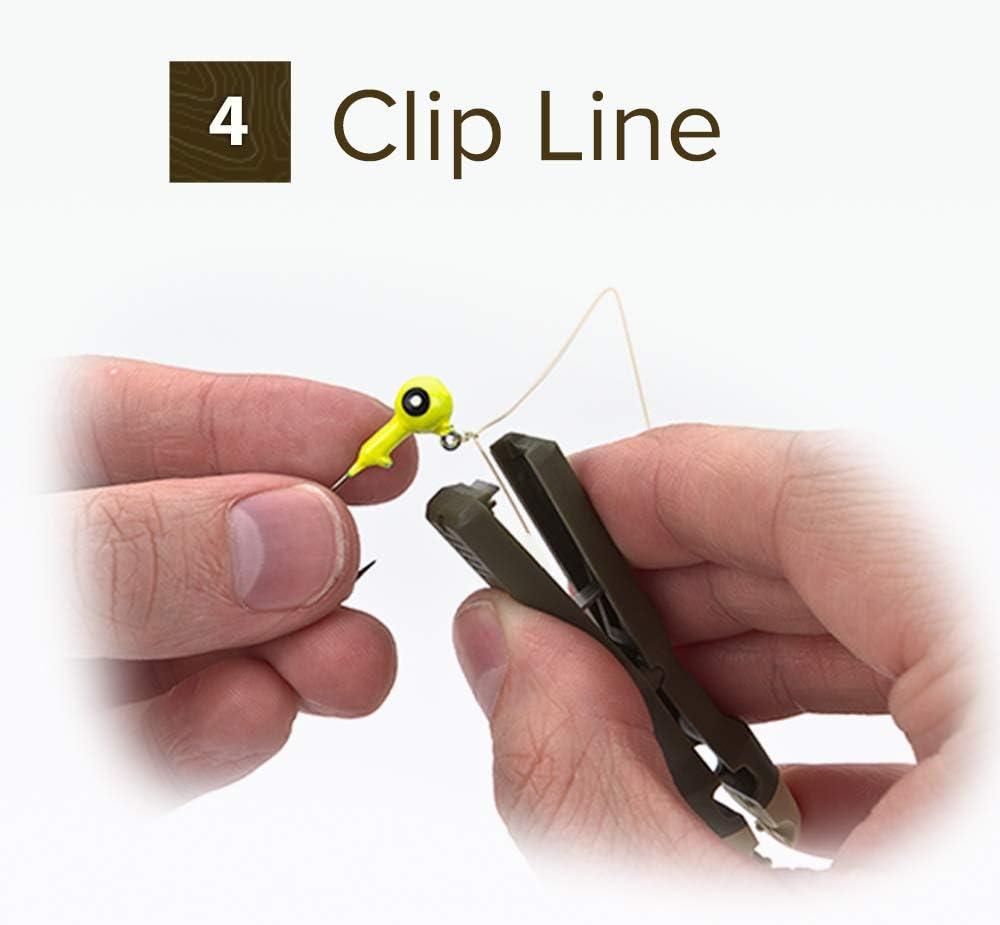 TYEPRO Fly & Ice Knot Tying Fishing Tool/Grip, Thread Line, Tie