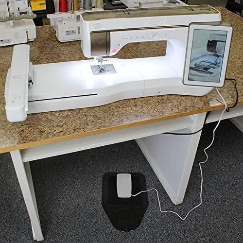 Sewing Machine Foot Pedal Non Slip Pad, with 3 Panda Embroidery, Sewing  Machine Pedal Mat, Extra Large and Thicker Make Sure it Stays in Place