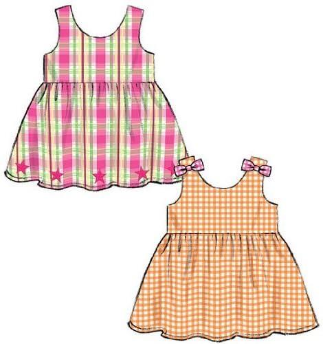 McCall Pattern Company M6944 Toddlers' Top, Dresses, Rompers and Panties,  Size CAA CAA (All Sizes In One Envelope)