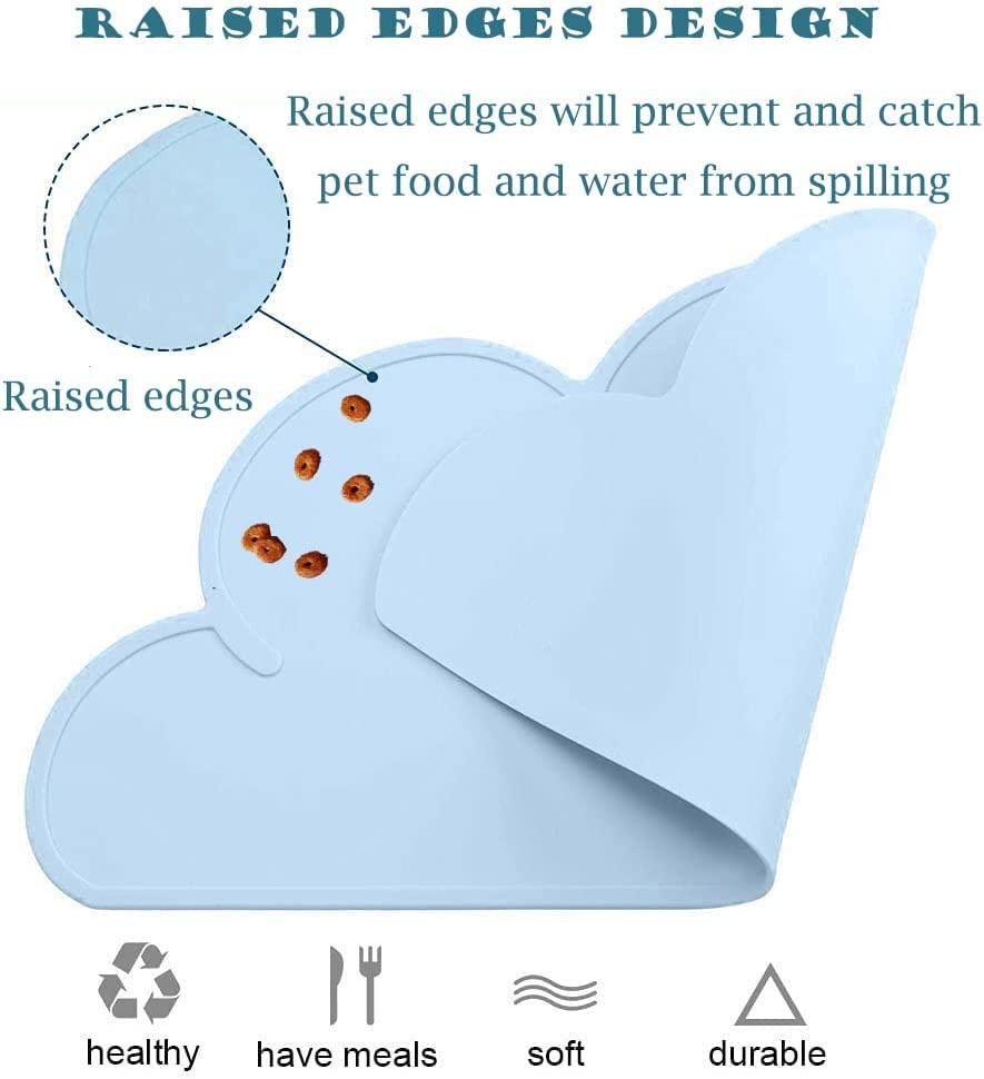 Dog Cat Bowl Mat Non-Stick Food Pad Water Cushion Non-Skid