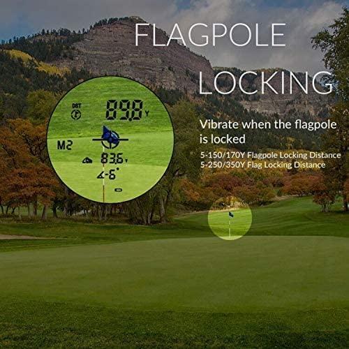  Gogogo Sport Vpro 1200 Yards Laser Rangefinder for Hunting 6X  Golf Range Finder with Slope Flag Lock Vibration : Sports & Outdoors