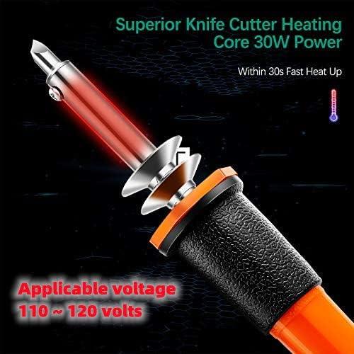 22 Pieces Electric Hot Knife Cutter Tool Kit Include Heat Cutter  Multipurpose Stencil Cutter, 16 Blades, 4 Blade Holders, Metal Stand Hot  Carving