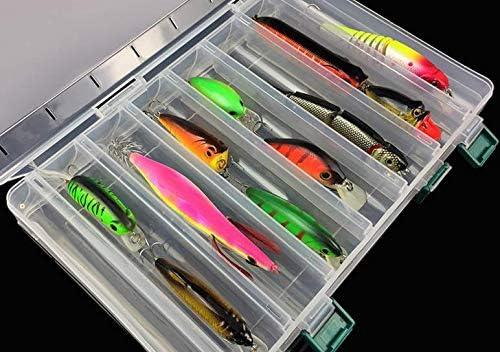 Milepetus 14/10 Compartments Double-Sided Fishing Lure Hook