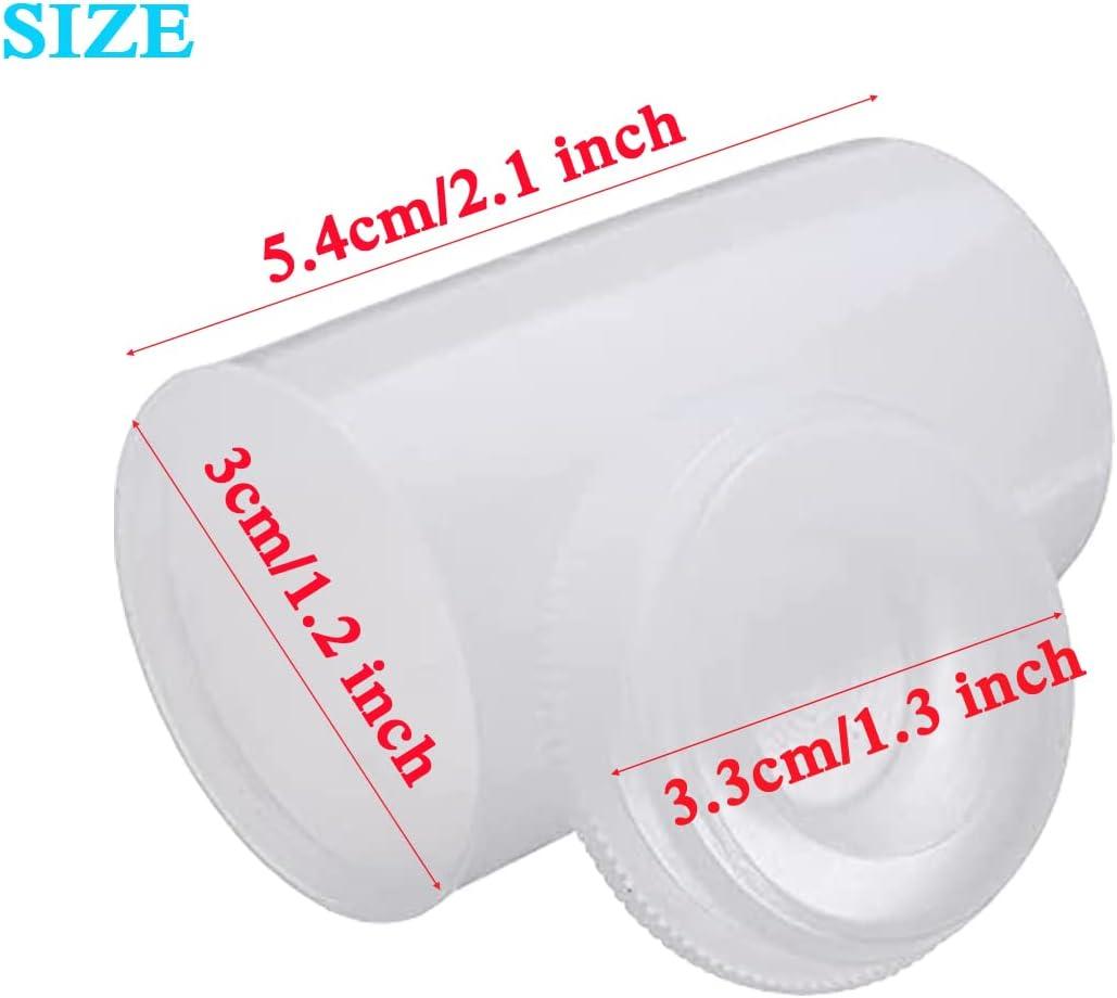PETIT MANON 36 Pcs Plastic Film Canister Holder, White, 35 mm Empty Camera  Reel Containers, Storage Containers Case with Lids for Storing Small  Accessories, Film, Keys, Coins, And More