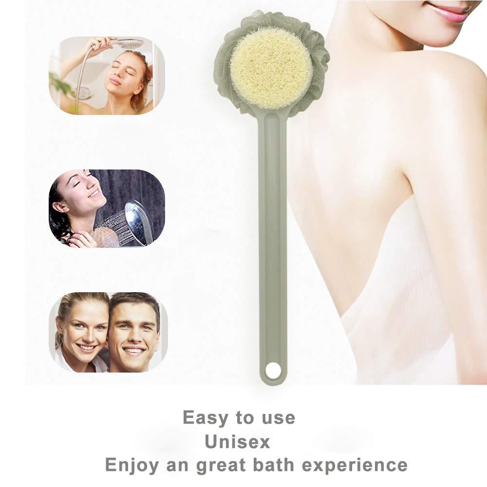 Long Handle Back Scrubber For Shower Cleaning Back Scrubber, 1Pc Fashion  Double-Sided Long Handle Pp Body Cleaning Tool