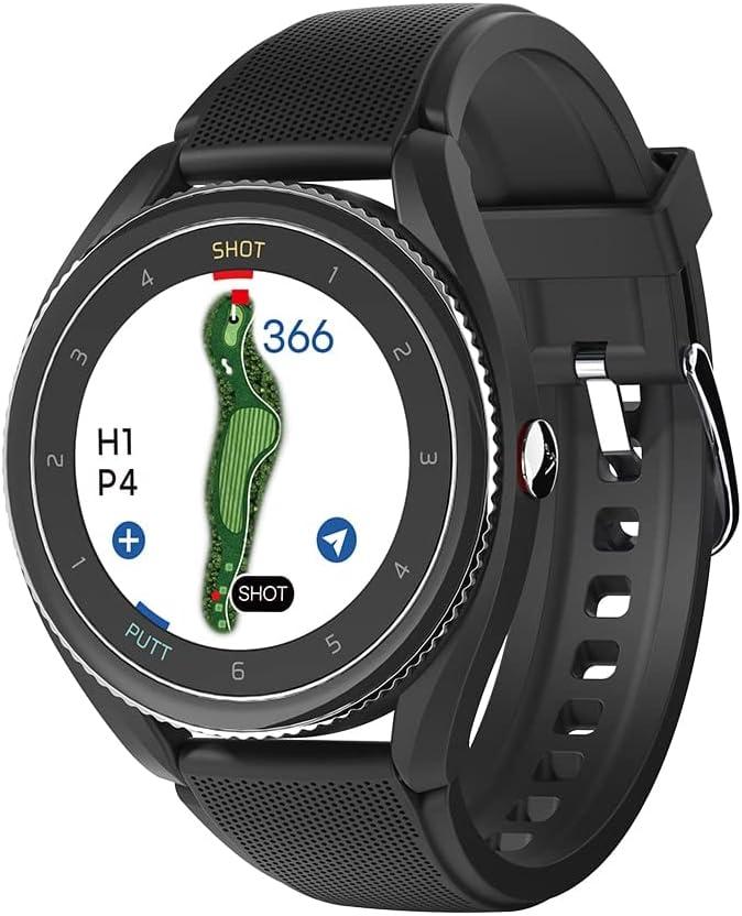 Voice Caddie T9 (Black) GPS Golf Watch - Color Touchscreen, Green