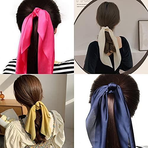 Halloween Hair Scarves Tie Pumpkin Skull Pattern Hair Ring Ponytail Holder  Hair Rope Women Girls Hair Accessories - Temu