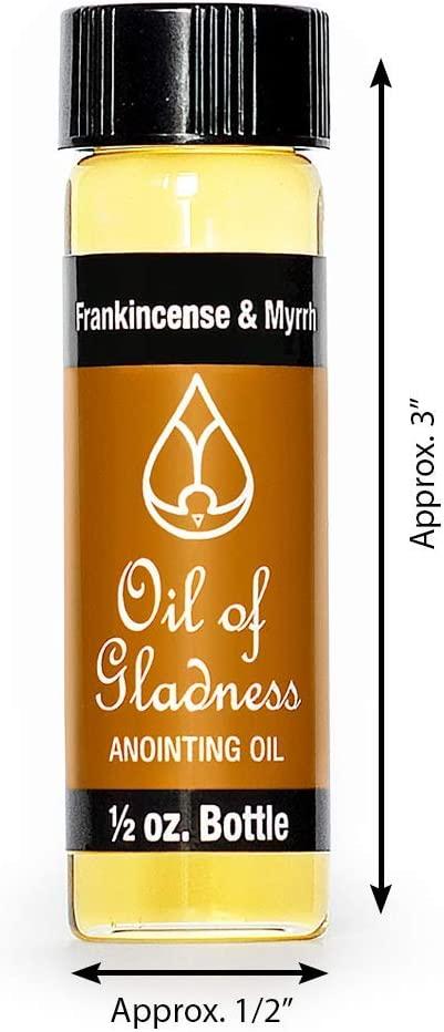 Oil of Gladness, Unscented Anointing Oil, 4 Ounce Bottle