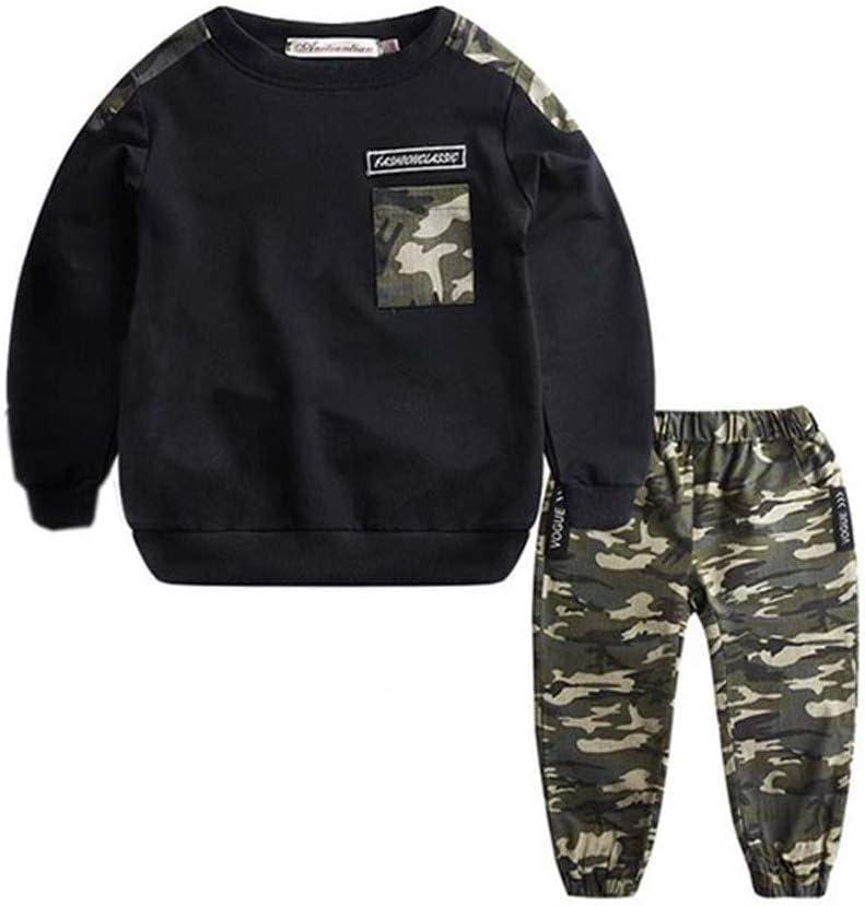 2pcs Baby Boy Camouflage Long-sleeve Hooded Romper and Trousers Set