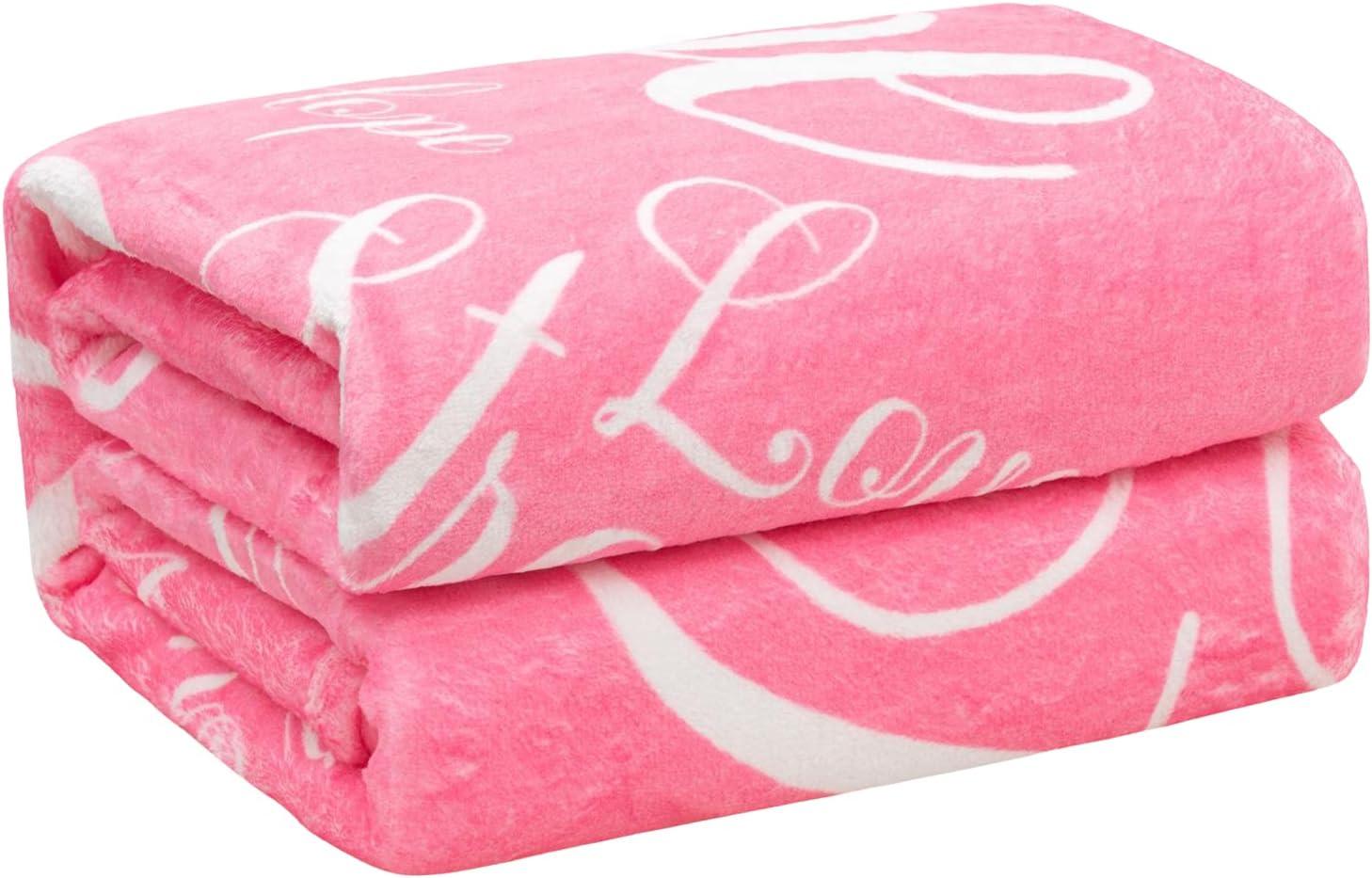 Breast Cancer Gifts for Women Chemotherapy Blanket Pink