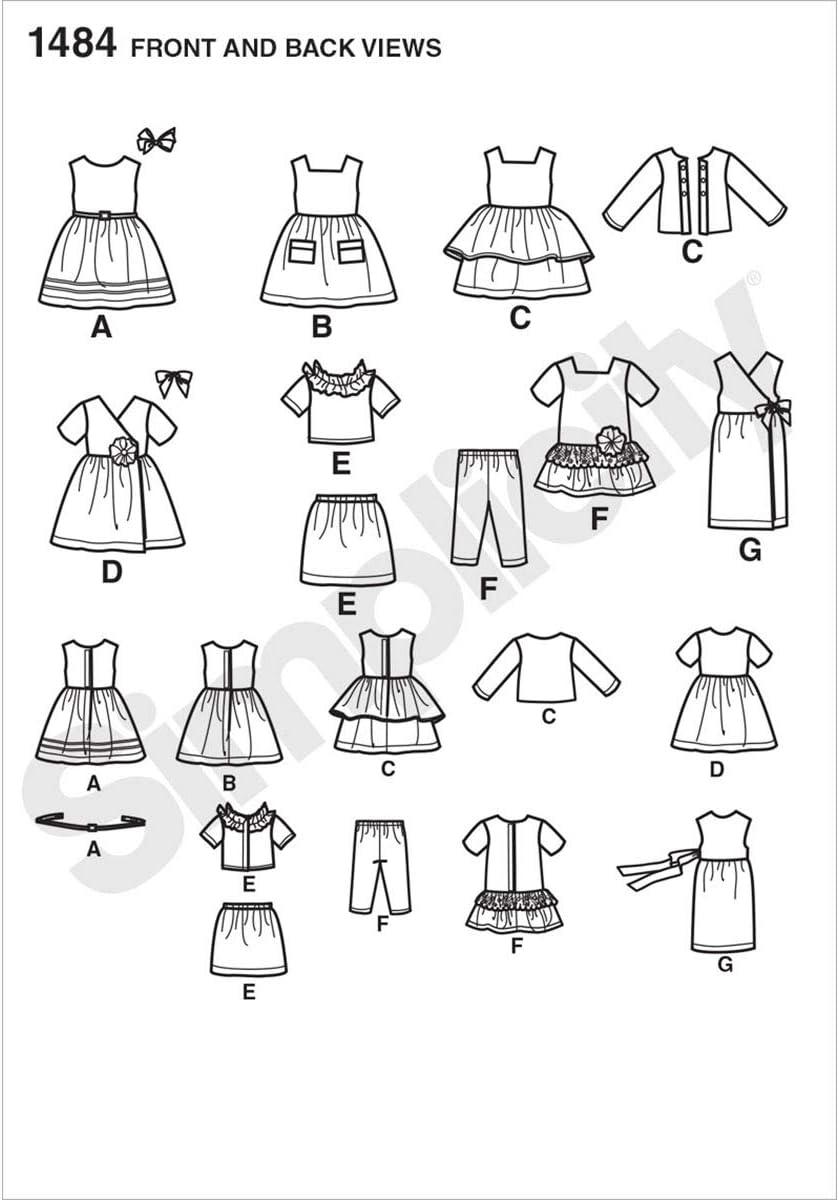 simplicity-1484-doll-clothes-sewing-patterns-for-18-dolls