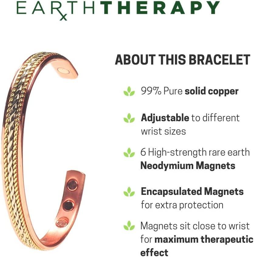 Buy El Regalo 2 PCs Healing Pure Copper Adjustable Unisex Bracelet kada Set  for Men & Women - Copper Bracelet for Arthritis Relief at Amazon.in