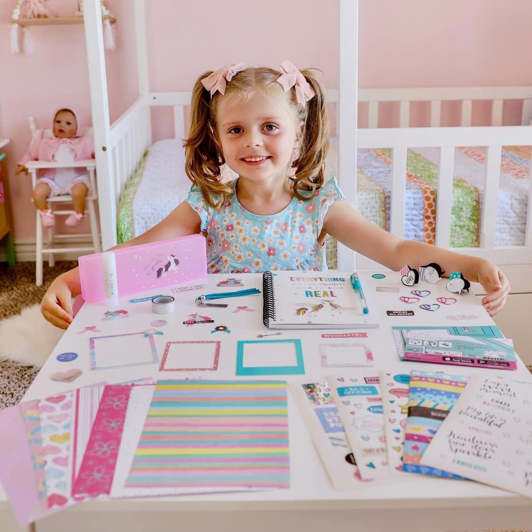 DIY Journal Set For Teen Girl Gifts Scrapbook Kit Journaling Arts Craft Kit  Girls Toy Kids