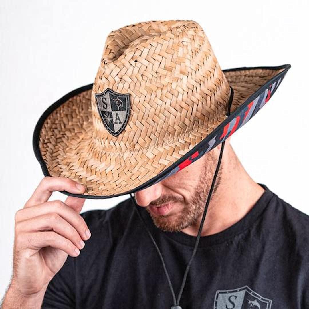 S A Company Summer Straw Hats Mens Sun Hat Straw Beach Hat for UV Sun  Protection with 1 UV Face Shield Neck Gaiter Included, American Flag, One  Size : : Clothing, Shoes & Accessories