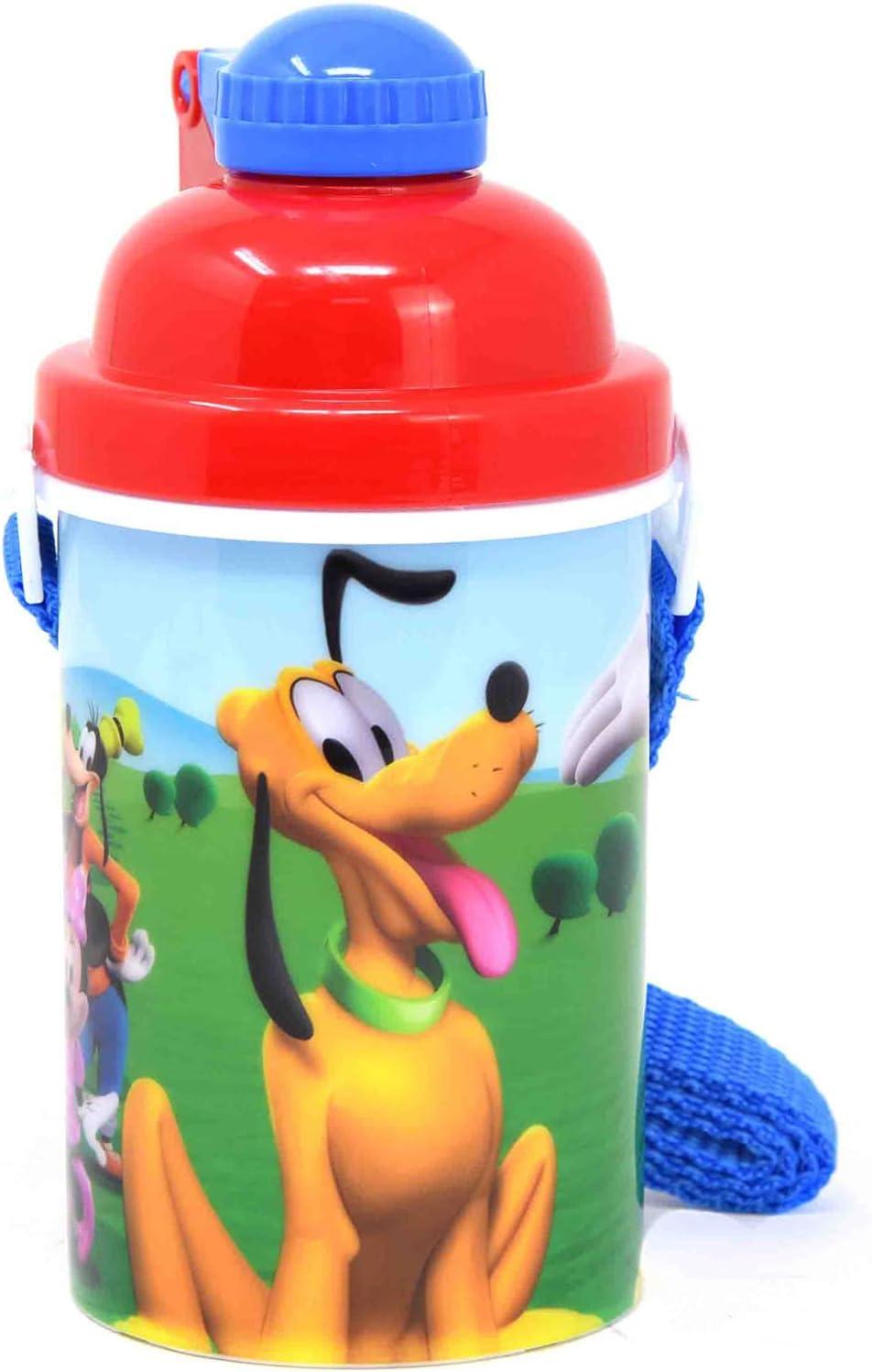 Disney Mickey Mouse Rubber Holder Water Bottle