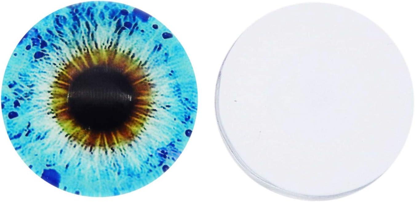 Glass Cabochons Dragon Eye, 15mm Glass Eyes Cabochon