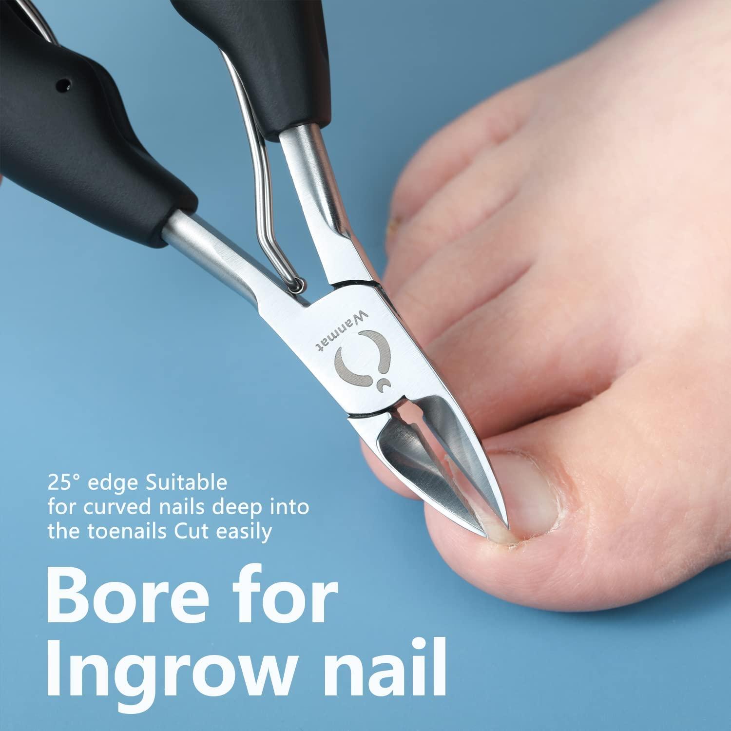 Toenail Clipper for Ingrown or Thick Toenails, Heavy Duty Trimmer